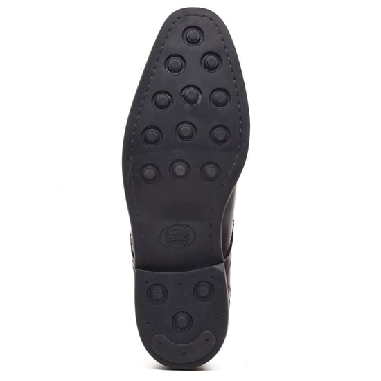 Base London Henley Monk Leather Men's Black Double Monk Shoes - Image 2
