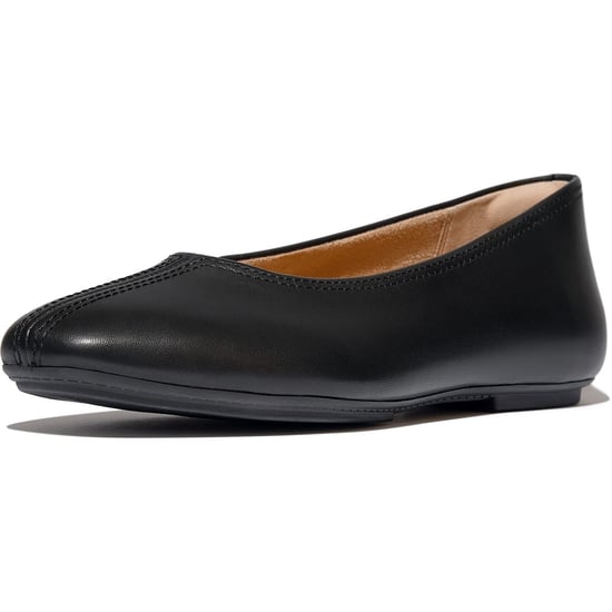 Fitflop Delicato Högskurna Läderskor för Kvinnor Svarta Flats - Image 1