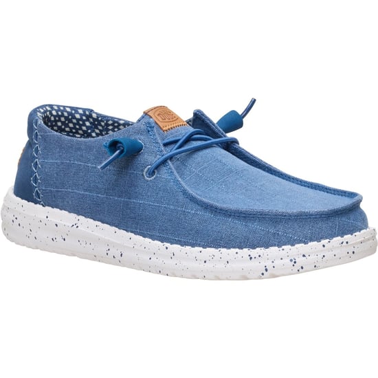 HEYDUDE Wendy Chambray Textiel Vrouwen Ensign Blauwe Loafers - Image 1