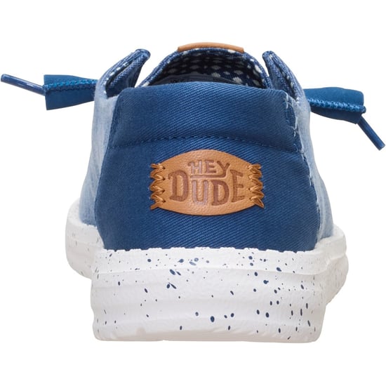 HEYDUDE Wendy Chambray Textiel Vrouwen Ensign Blauwe Loafers - Image 2