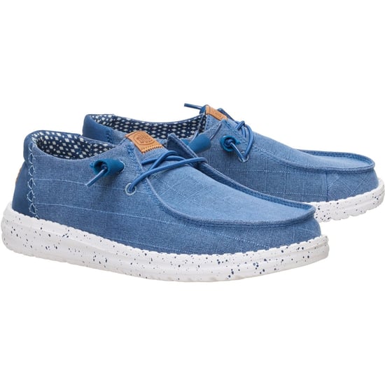 HEYDUDE Wendy Chambray Textiel Vrouwen Ensign Blauwe Loafers - Image 3