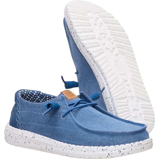 HEYDUDE Wendy Chambray Textiel Vrouwen Ensign Blauwe Loafers - Image 4