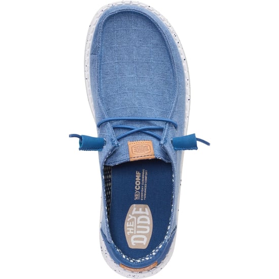 HEYDUDE Wendy Chambray Textiel Vrouwen Ensign Blauwe Loafers - Image 5