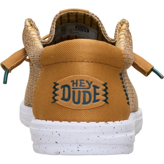 HEYDUDE Wally Stretch Sox Polyester Herrskor Bone Brown/Multi Loafers - Image 2