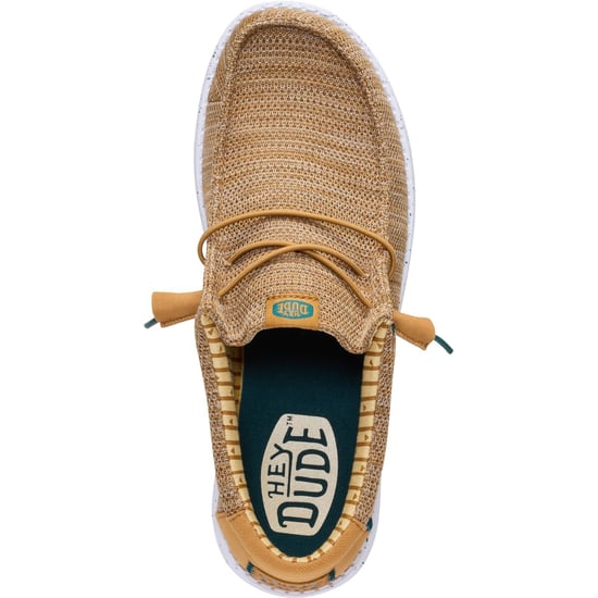 HEYDUDE Wally Stretch Sox Polyester Herrskor Bone Brown/Multi Loafers - Image 5