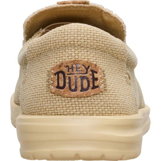 HEYDUDE Mikka Braided Textile Men's Olive Grey/Boulder Tan Loafers - Image 2