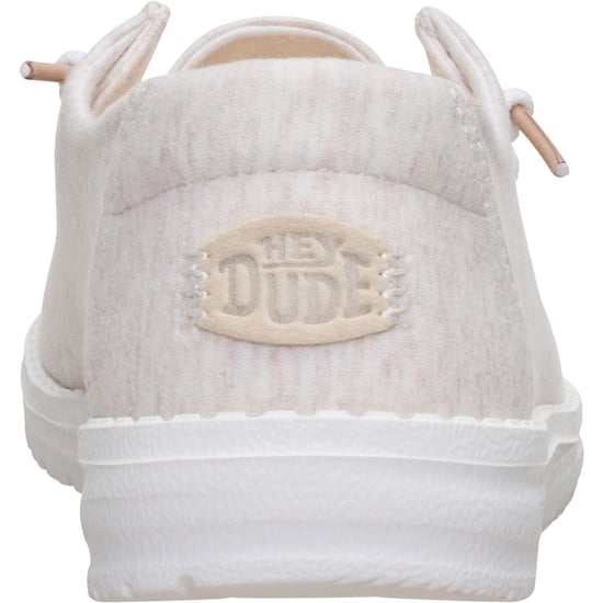 HEYDUDE Wendy Stretch Jersey Textile Women's Oatmeal Loafers - Image 2