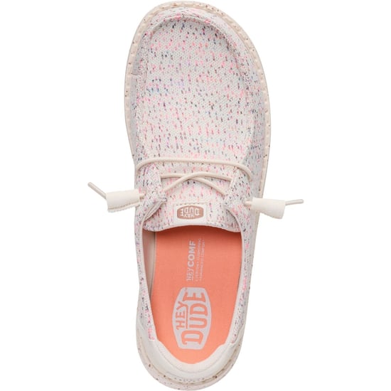 HEYDUDE Wendy Stretch Polyester Women's Taupe/Multi Loafers - Image 5