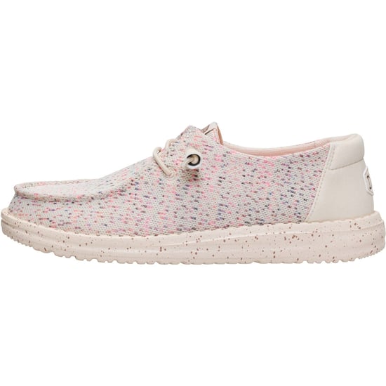 HEYDUDE Wendy Stretch Polyester Women's Taupe/Multi Loafers - Image 6