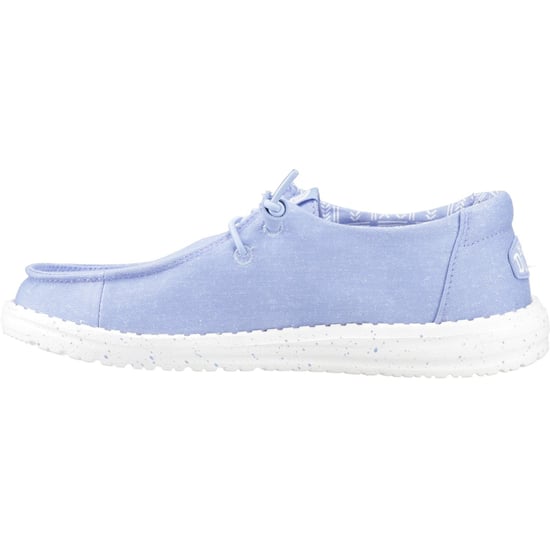 HEYDUDE Wendy Stretch Canvas Textiel Vrouwen Hortensia Blauw Loafers - Image 5