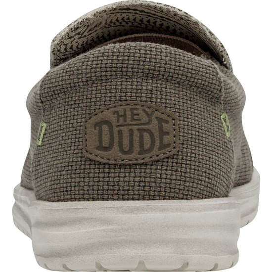 HEYDUDE Mikka Braided Textile Men's Fossil Loafers - Image 2