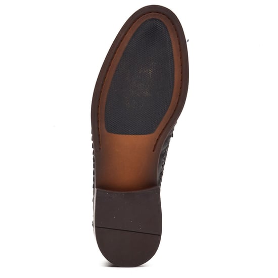 Base London Bracken Loafer Leren Heren Navy Loafers - Image 3