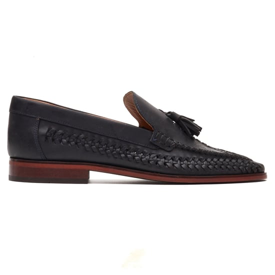 Base London Bracken Loafer Leren Heren Navy Loafers - Image 5