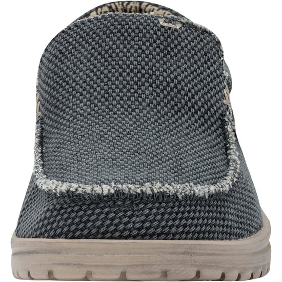 HEYDUDE Mikka Braided Textile Men's Deep Blue Loafers - Image 6