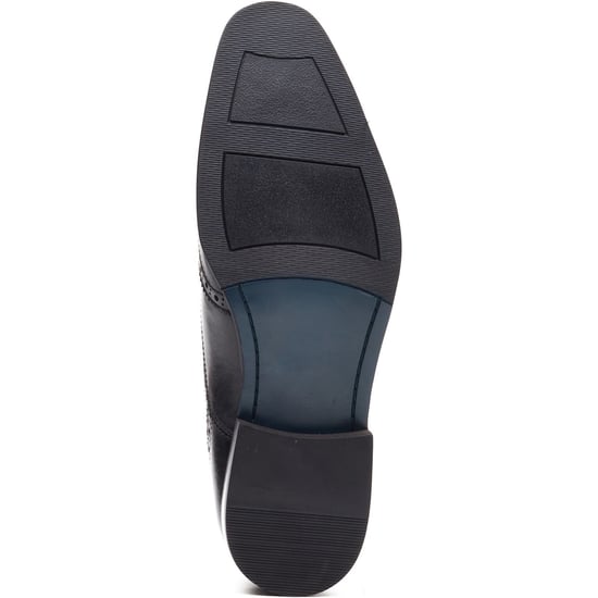 Base London Steeple Brogue Leather Men's Black Brogues Shoes - Image 3
