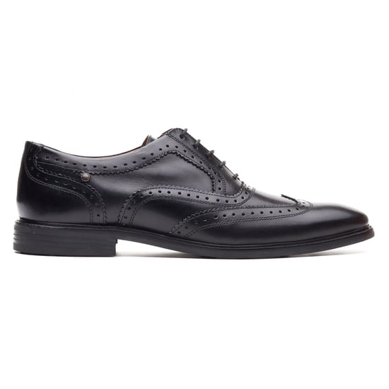 Base London Clarence Brogue Leather Men's Black Brogues Shoes - Image 5