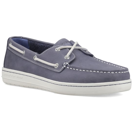 Sperry Strake 2-Eye Boat Leather Men's Navy Boat Shoes - Image 1