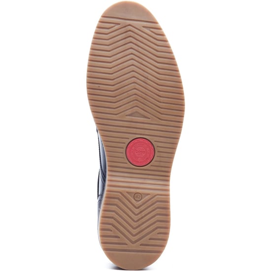 Base London Langdon Leather Men's Navy Boat Shoes - Image 3