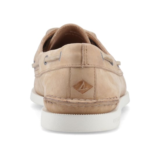 Sperry Authentic 2 Eye Boat Leather Men's Linen Multi Boat Shoes - Image 2