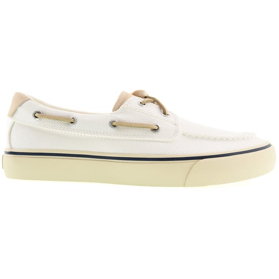 Sperry Helm 2-Eye Textiel Heren Witte Bootsschoenen - Image 3