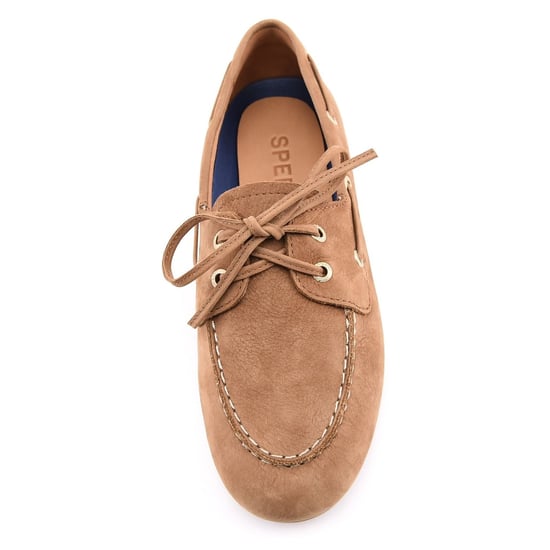 Sperry Slim Boat Leather Women's Tan Boat Shoes - Image 4