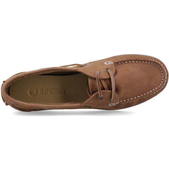 Sperry Balboa 2 Eye Boat Nubuck Women's Tan Boat Shoes - Image 4