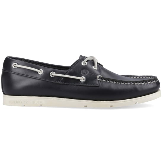 Sperry Oakland 2 Eye Boat Leather Men's Navy Boat Shoes - Image 5
