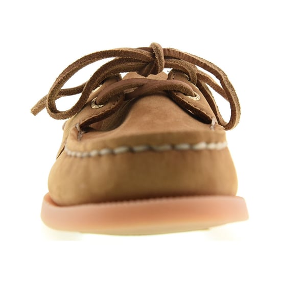 Sperry Authentic 2 Eye Boat Leather Women's Tan Boat Shoes - Image 3
