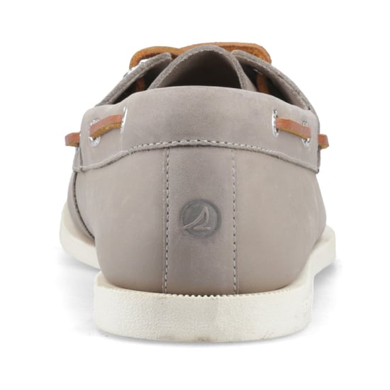 Sperry Tacoma 2 Eye Boat Leather Men's Grey Boat Shoes - Image 2