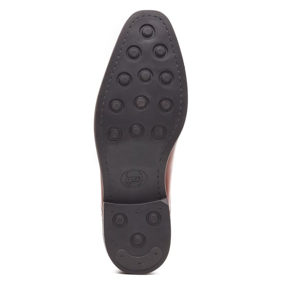 Base London Ascot Oxford Leer Heren Burnt Tan Oxford Schoenen - Image 3