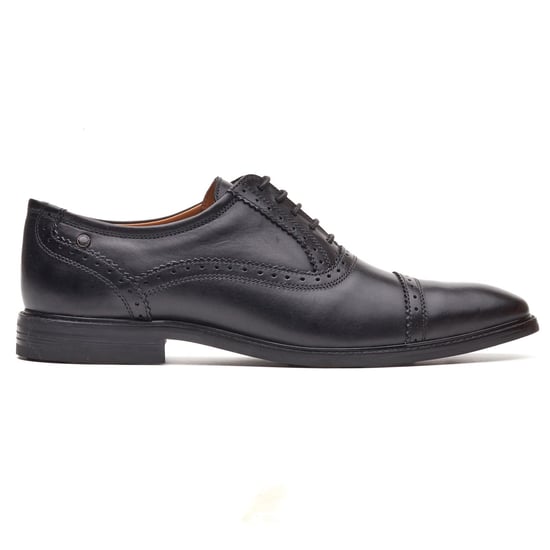 Base London Ascot Oxford Leren Heren Zwarte Oxford Schoenen - Image 5