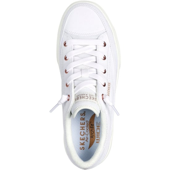 Skechers Arch Fit Arcade - Tot Ziens Daar Textiele Dames Witte Sneakers - Image 3