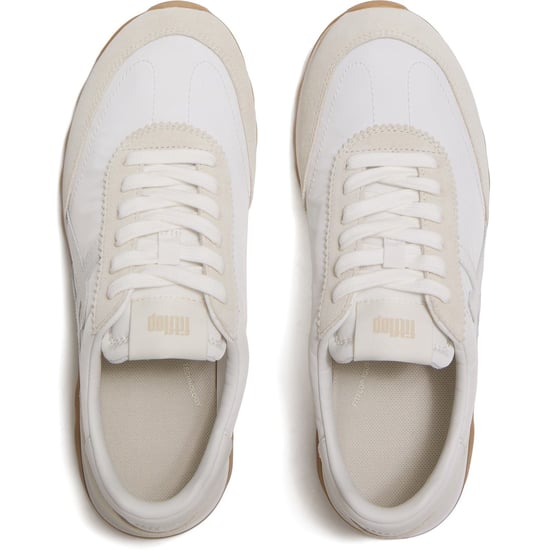 Fitflop Retro-Q FF Nylon Dames Urban White Mix Sneakers - Image 3