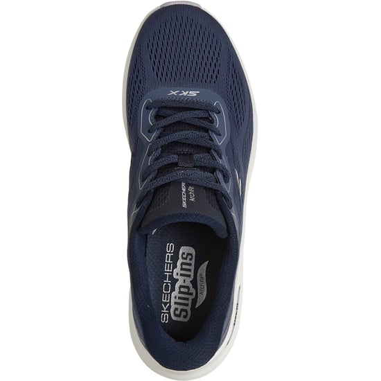 Skechers Arch Fit 2.0 Polyester Dames Navy Sneakers - Image 3