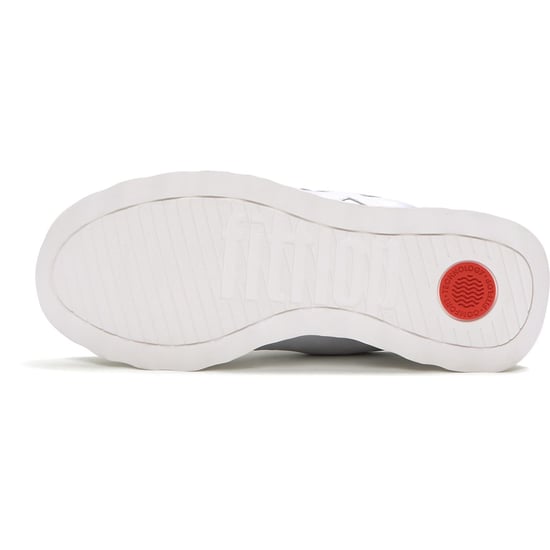 Fitflop Retro-Q FF Nylon Dames Sneakers Zilver/Stadswit - Image 2