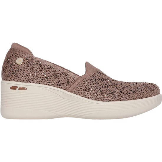 Skechers Pier-Lite My Reflection Polyester Dames Mocha Sneakers - Image 5