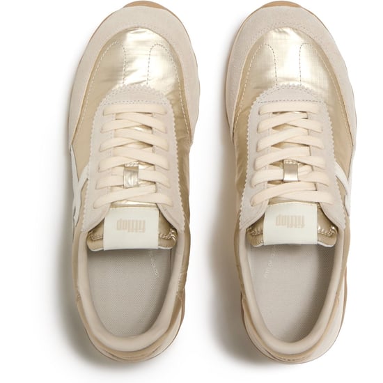 Fitflop Retro-Q FF Nylon Dames Platino Sneakers - Image 3