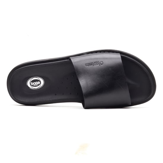 Base London Albany Leren Heren Slippers Zwart - Image 4