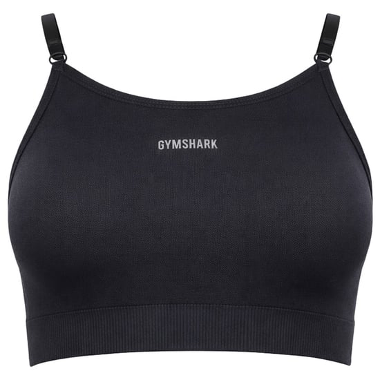 Gymshark Flex Strappy Womens Black Sports Bra - Image 1