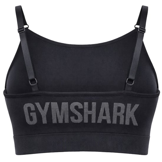 Gymshark Flex Strappy Womens Black Sports Bra - Image 2