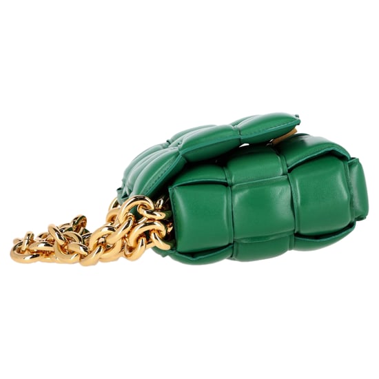 Bottega Veneta Padded Cassette Shoulder Bag in Green Leather - Image 3