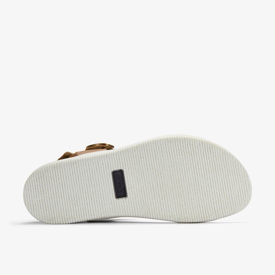 Un Sand Strap Tan Combi Lea Sandals - Image 3