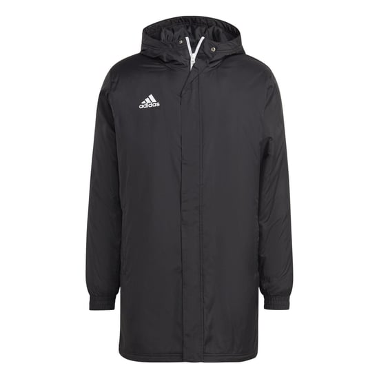 Adidas Mens Entrada 22 Stadium Jacket Coat Black IB6076 - Image 1