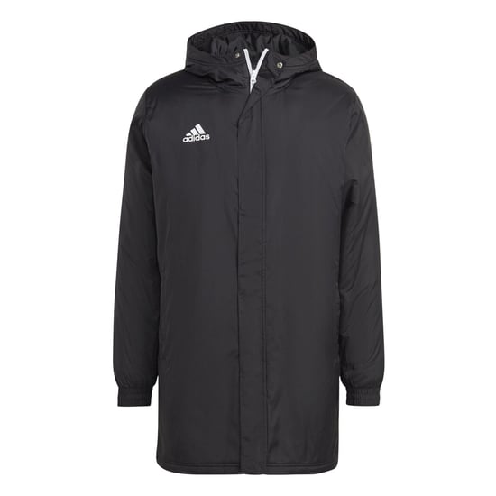 Adidas Mens Entrada 22 Stadium Jacket Coat Black IB6076 - Image 2