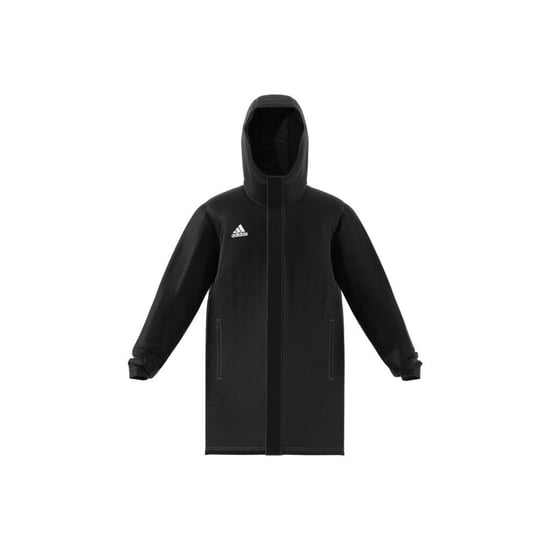 Adidas Mens Entrada 22 Stadium Jacket Coat Black IB6076 - Image 3