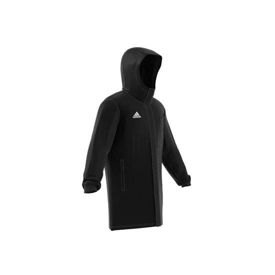 Adidas Mens Entrada 22 Stadium Jacket Coat Black IB6076 - Image 4