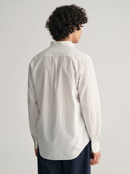 Mens Eggshell Micro Print Shirt - Image 4
