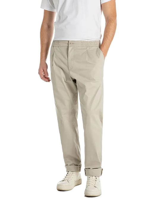 Mens Khaki Adhann Chino - Image 1