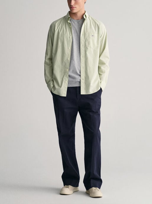 Mens Milky Matcha Classic Poplin Shirt - Image 3