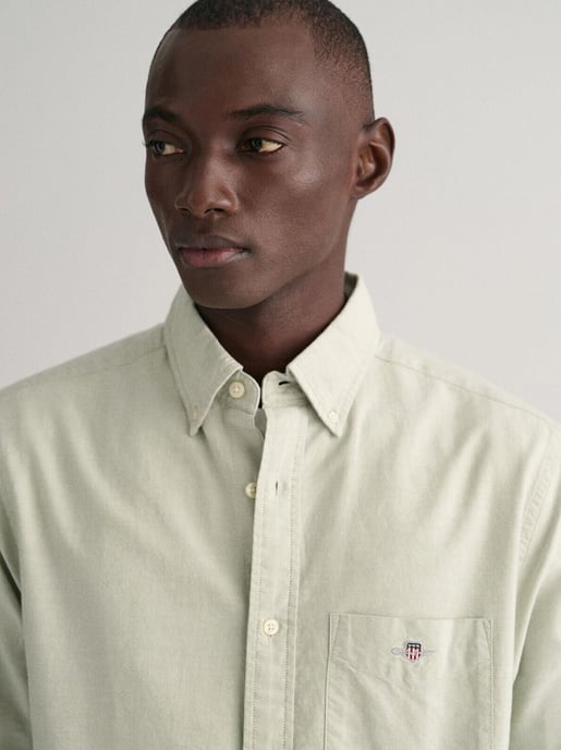 Mens Milky Matcha Classic Oxford Shirt - Image 2